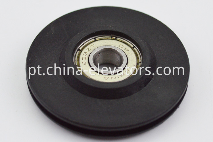 Rolo de corda de aço para o contrapeso da porta Kone KM89654G02 Steel Rope Roller for KONE Door Counterweight KM89654G02